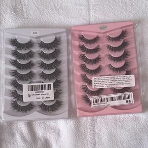 Set of False Eyelashes in Black